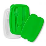 Lunch box ze sztućcami
